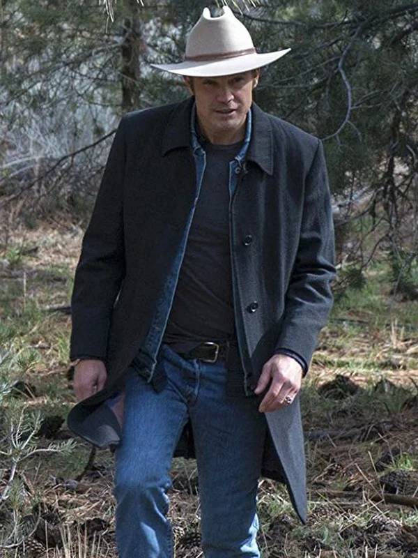 Justifieds Raylan Givens Timothy Olyphant Trench Coat