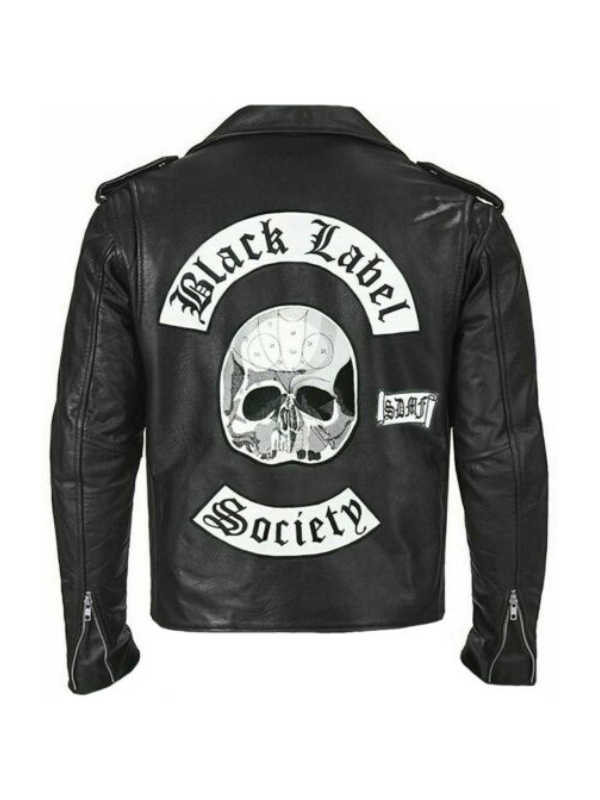 Black Label Society Bls Leather Biker Jacket | Right Jackets