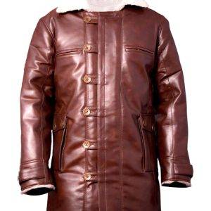 Mens Fashion Bane Style Leather Coat