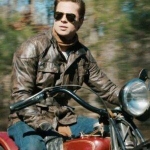 Benjamin Button Brad Pitt Leather Jacket