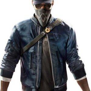 Marcus Holloway Watch Dogs 2 Bomber Leather Jacket