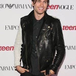 Mens Funk Young Hollywood Party Nolan Gerard Leather Jacket