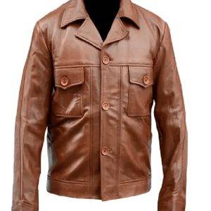 Once Upon A Time Hollywood Brown Leather Jacket