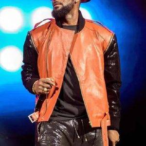 R Kelly Nyc Concert Leather Jacket