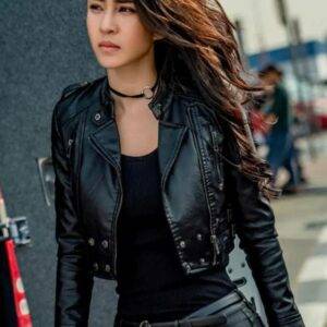 Vanguard Miya Muqi Black Leather Jacket