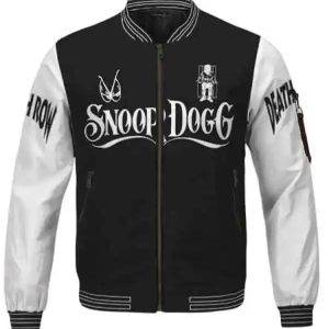 Snoop Doggy Dogg Death Row Records Black Varsity Jacket
