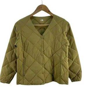 North Face Green Puffer Jacket