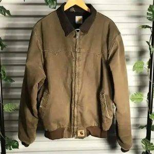 Vintage Carhartt Brown Denim Jacket