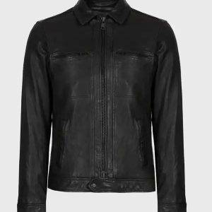 Virgin River Season 4 Dan Brady Leather Black Jacket