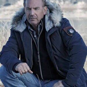 Yellowstone S05 Kevin Costner Blue Parka Jacket