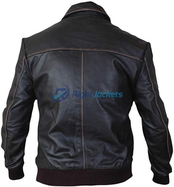 Sheriff Graham Once Upon a Time Brow Leather Bomber Jacket