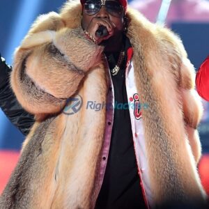 Big Boi Super Bowl Halftime Performance Fur Jacket
