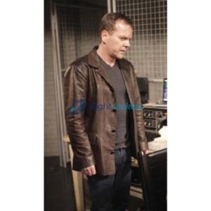 Jack Bauer 24 Series Brown Stylish Leather Jacket
