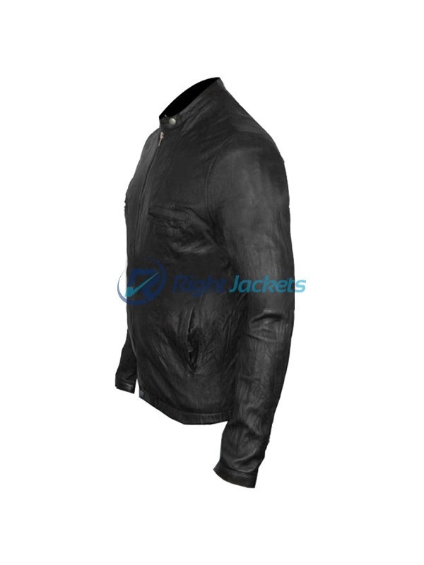 17 Again Zac Efron Oblow Black Leather Jacket