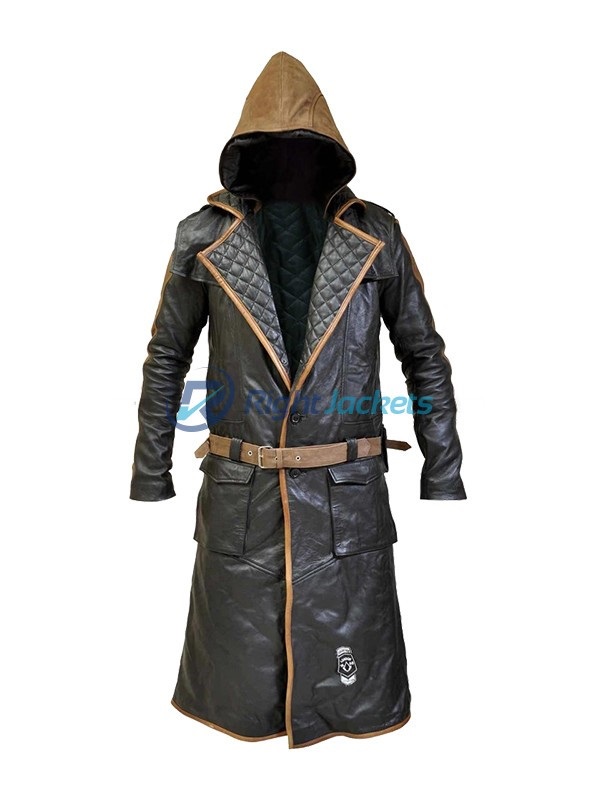 Assassin’s Creed Syndicate Jacob Frye Costume Long Trench Coat