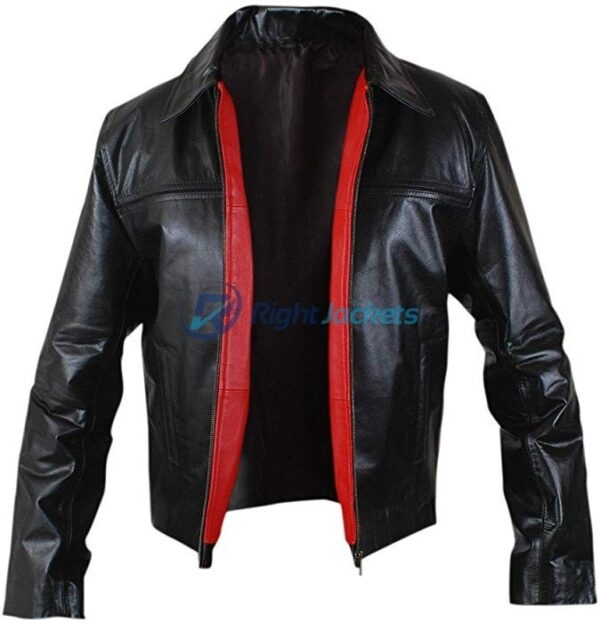 Daniel Craig Layer Cake Style Black Leather Jacket