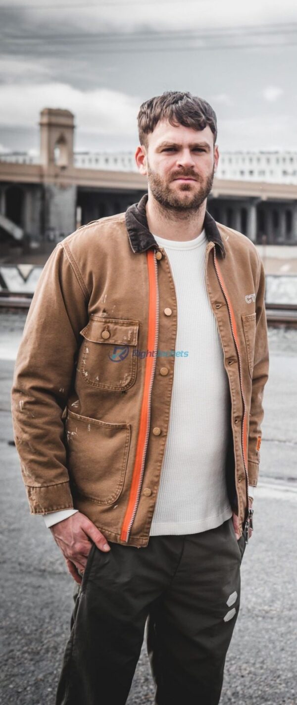 The Chainsmokers Alex Pall Stylish Brown Leather Jacket