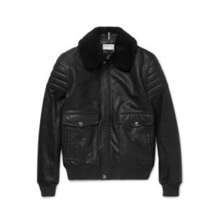 A.P.C. Military Designs Leather Jacket