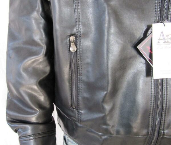 AE High Fashion Motorcycle Black Leathers Jacket