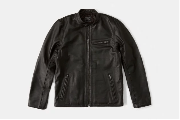 Abercrombie & Fitch Flagship Leather Jacket