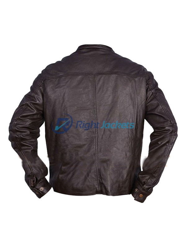 Addicted William Levy Quinton Canosa Brown Leather jacket