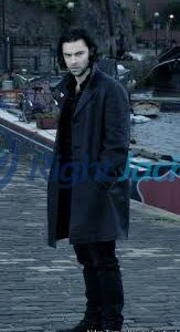 Aidan Turner Being Human Black Leather Coat
