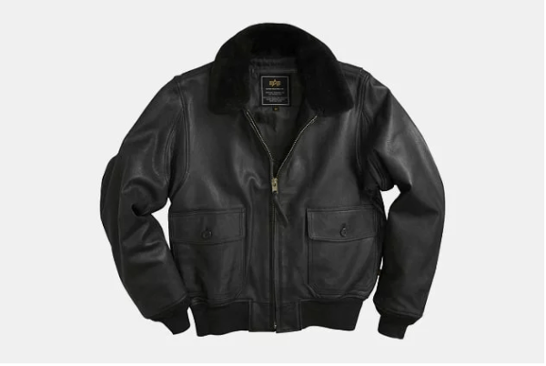 Alpha Industries G-1 Leather Jacket