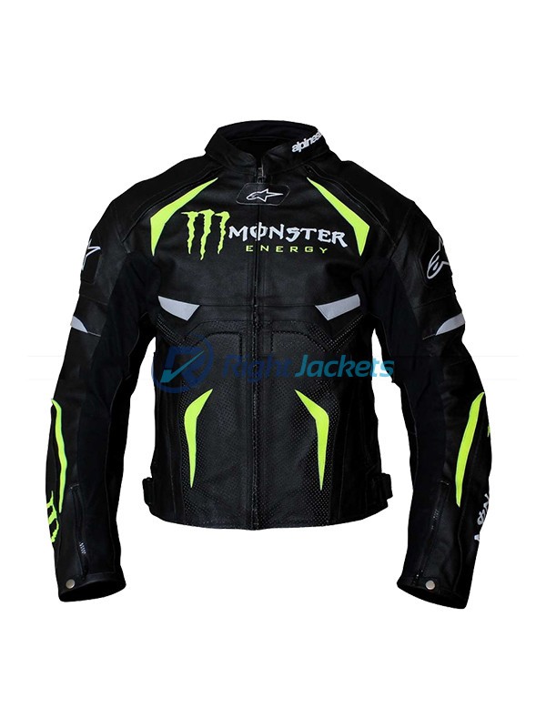 Original Alpinestars Monster Energy Scream Leather Jacket