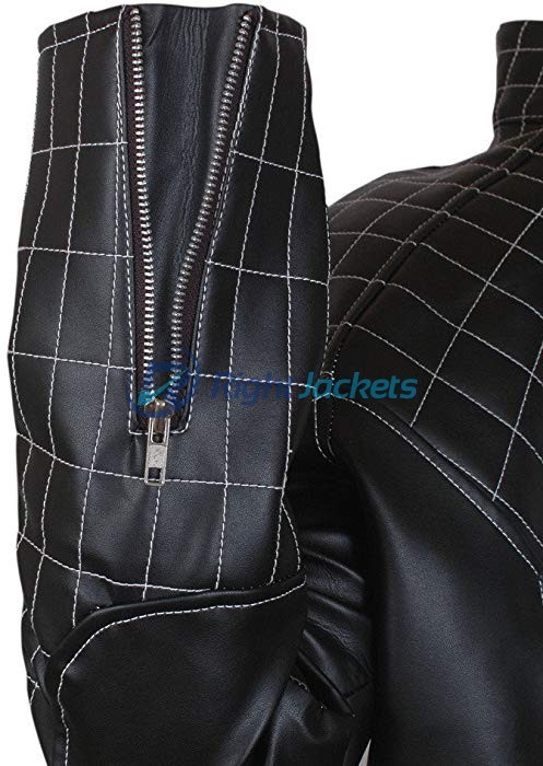 Amazing Spiderman Black Leather Jacket