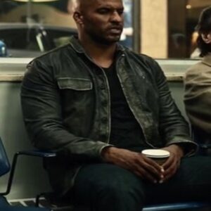 American Gods Tv Series Ricky Whittle Black Leather Jacket