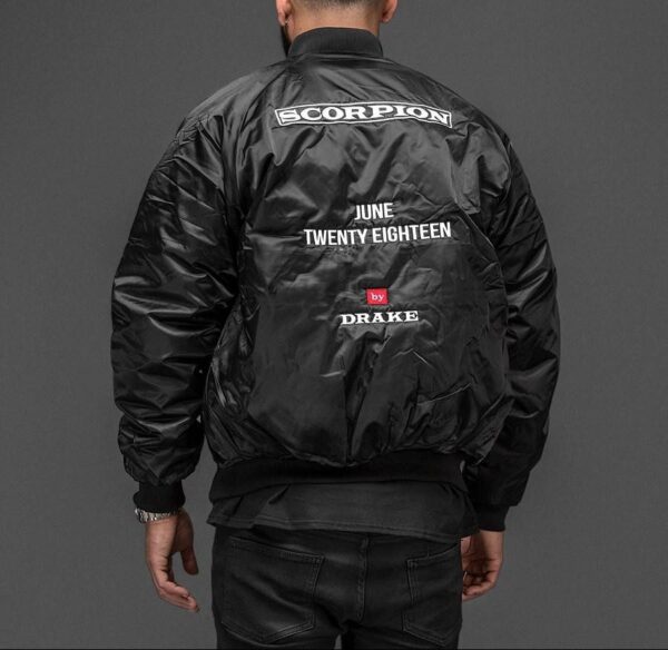 American Singer Drake Scorpion Black Jacket