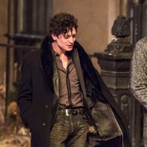 Aneurin Barnard The Goldfinch Black Boris Trench Coat