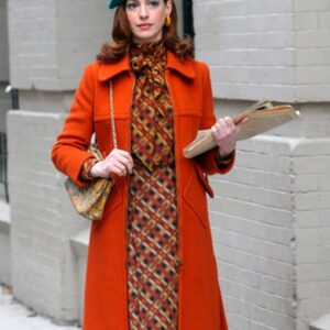 Modern Love Orange Anne Hathaway Coat