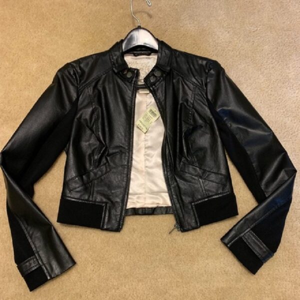 Arden B Black Leather Jacket