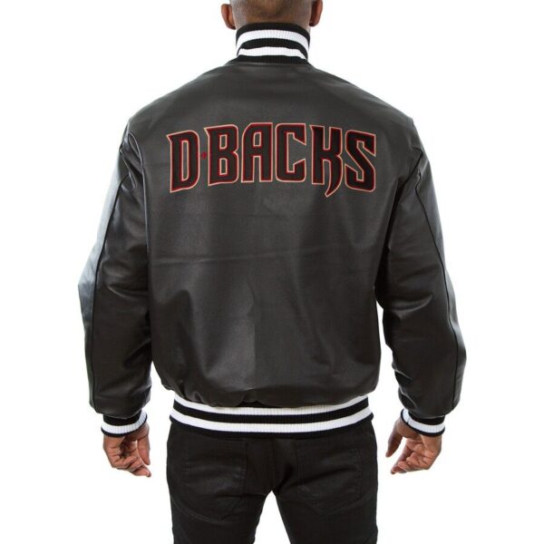 Arizona Diamondback Baseball Leather Jacket