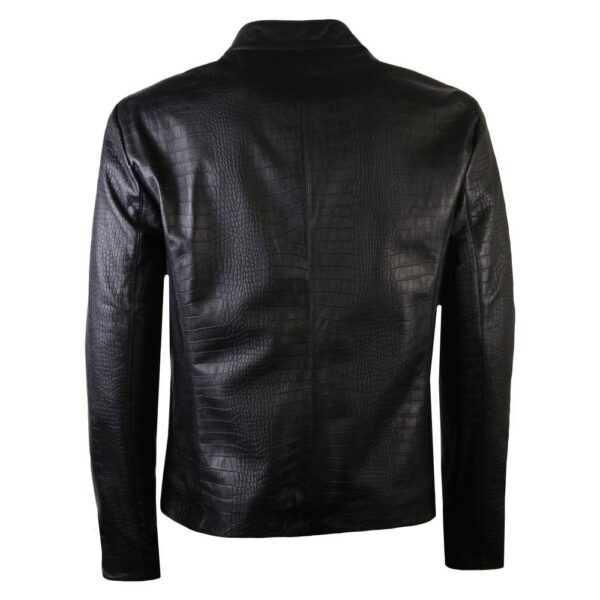 Armani Collezioni Black Leather Jackets