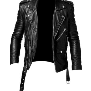 Asymmetrical Biker Blazer Soft Leather Jacket