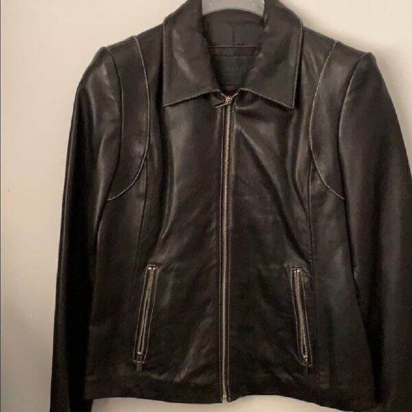 Avanti New York Black Leather Jacket