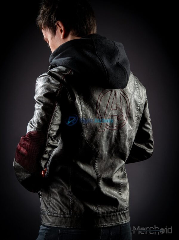 Avengers Premium Limited Edition Black Leather Custom Jacket