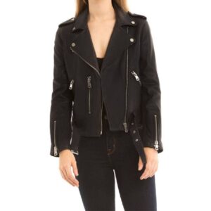 Bagatelle Black Biker Leather Jacket