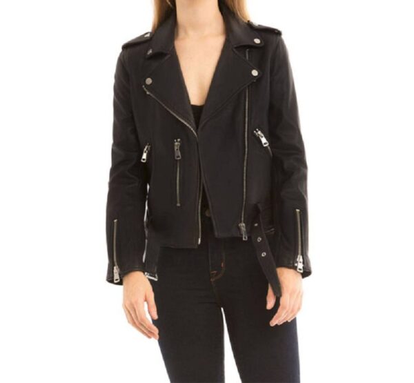 Bagatelle Black Biker Leather Jacket