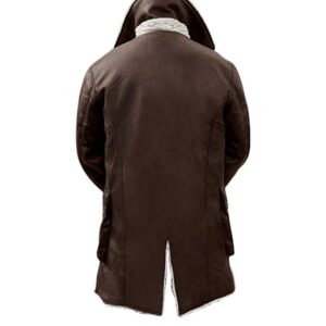 Bane Dark Knight Synthetic Leather Fur Coat