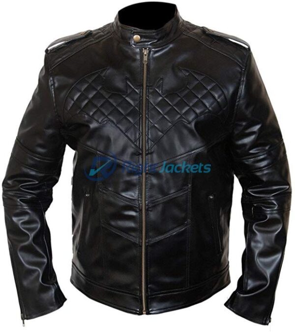 Batman Christian Bale Black Faux Leather Jacket
