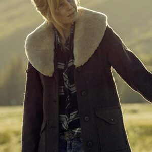 Beth Dutton Yellowstone Season 02 Kelly Reilly Wool Blend Coat