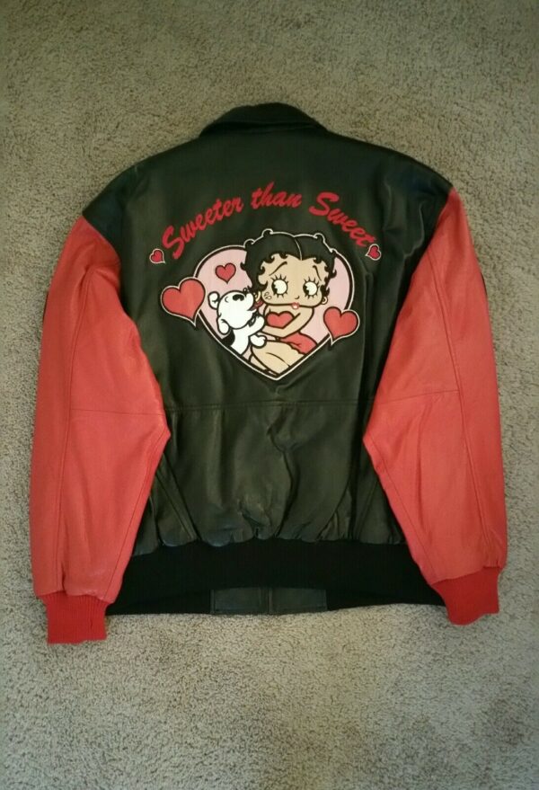 Betty Boop Leather Jacket - Right Jackets