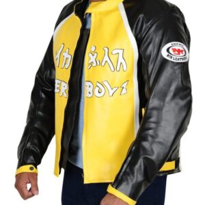 Derek Luke Biker Boyz Yellow Motorcycle Jacket