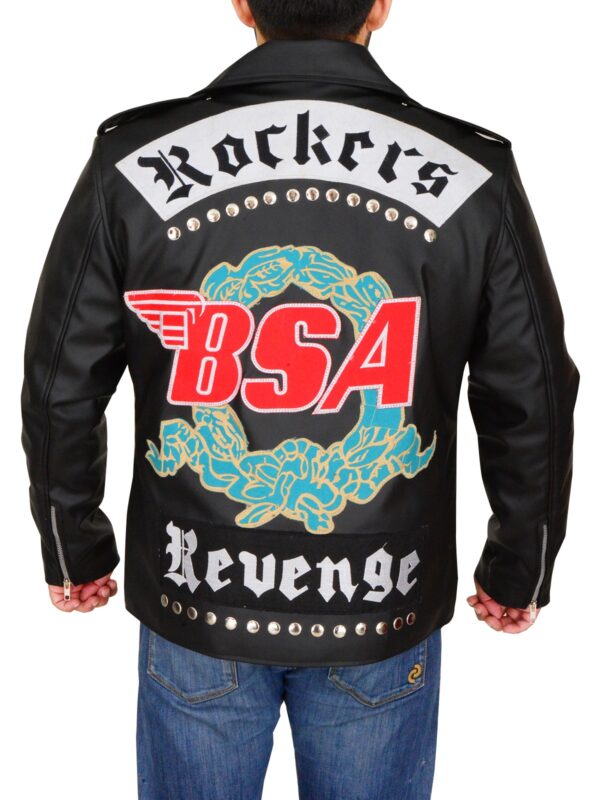 Biker Rockers Revenge Leather Jacket
