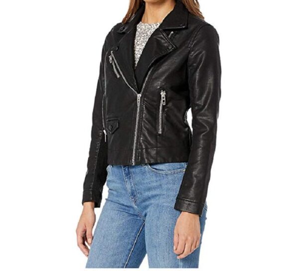 Blank NYC Moto Faux Leathers Jacket (Front)