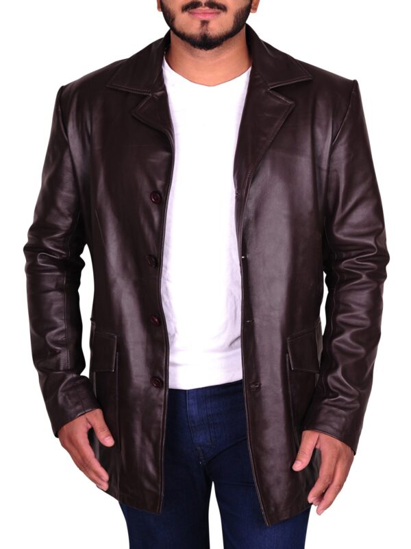 Brad Pitt Seven Movie Leather Jacket