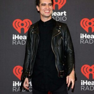 Mens Brendon Urie Black Leather Jacket